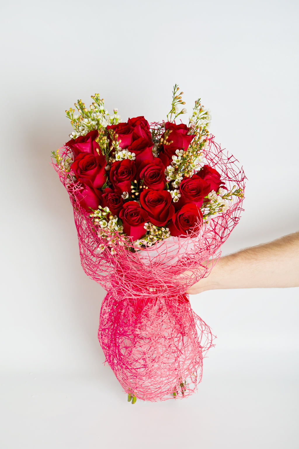 Bouquet of premium red roses