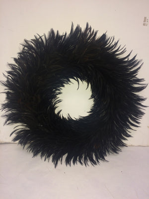 15'' Black Swan Wreath